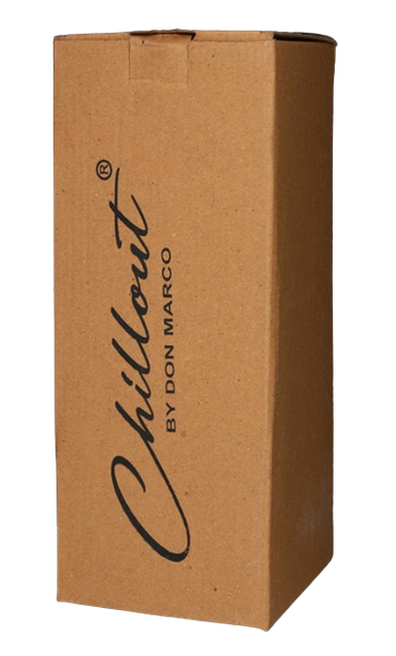 Bongo szklane Chillout 20 cm | Klasyczna fajka wodna z dzbankową bazą zdjęcie 5