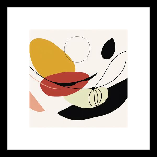 Plakat 20x20cm Geometryczna Krzywizna zdjęcie 3