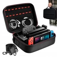 POKROWIEC OCHRONNY NA SWITCH/OLED TWARDA OBUDOWA NYLON+EVA 29X11.7X21CM