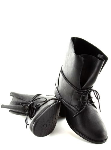 Botki workery czarne 16006-53A BLACK - 36 na Arena.pl