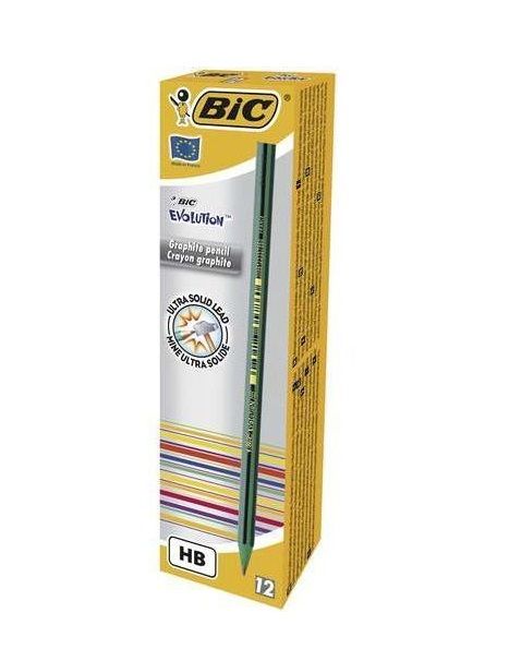 OŁÓWEK BIC EVOLUTION STRIPES 646 (12) 0312 zdjęcie 1