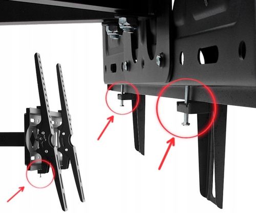 UCHWYT DO TELEWIZORA 32-85 CALI OBROTOWY REGULOWANY EXTRA MOCNY DO na Arena.pl