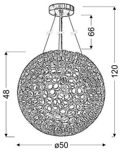 Abros zwis 50 1x60W E27 miedziany na Arena.pl