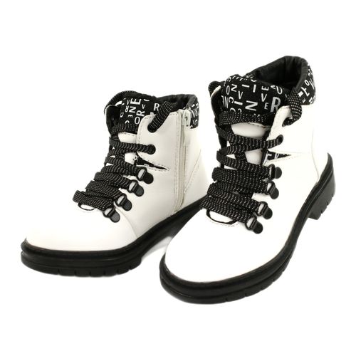 Print Modne kozaki białe r.34 na Arena.pl