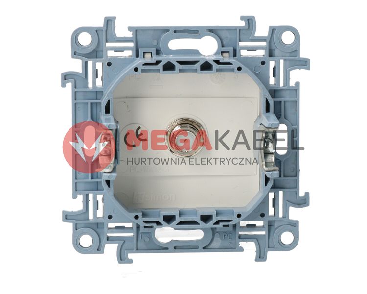 Simon10 Gniazdo antenowe końcowe pojedyńcze CAK1.01/11 biały SIMON zdjęcie 2