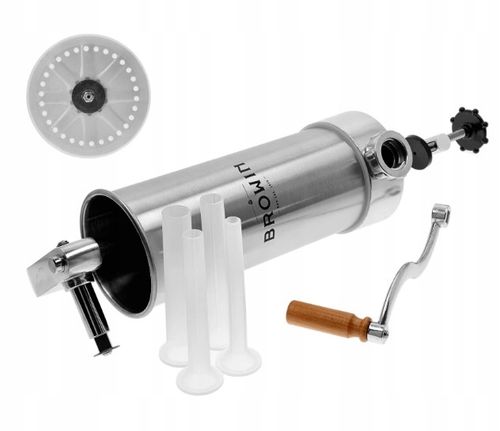 NADZIEWARKA PIONOWA DO KIEŁBASY KABANOSÓW 4 LEJKI BROWIN 311002 3KG na Arena.pl