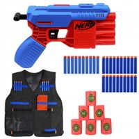 PISTOLET NERF ALPHA STRIKE FANG KAMIZELKA CELE dodatkowe STRZAŁKI