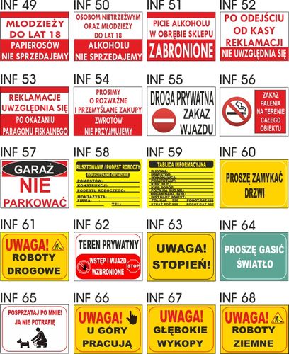 Tabliczka ZNAK tablica RODO Obiekt MONITOROWANY na Arena.pl