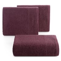 Ręcznik Lari 70X140 cm burgund bawełna 500 g/m² elegancki
