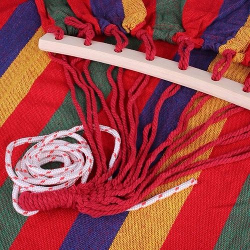 HAMAK OGRODOWY TURYSTYCZNY JEDNOOSOBOWY Z DRĄŻKIEM MOCNY 1 OSOBOWY 260x80CM na Arena.pl