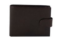 Portfel męski skórzany Barberini's - Brązowy ciemny