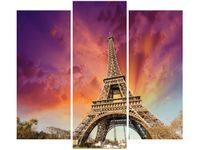 90 80CM OBRAZ T3 ELEM WIEŻA EIFFLA DRUK ŚCIENNY