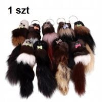 Breloczek do kluczy torebki Pluszowa Fretka Norka Frotka Łasica Kuna MiX