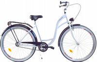Rower Dallas City 28" 1spd - biały z czarnym