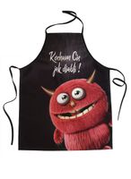fartuch walentynki z diabełkiem | F166