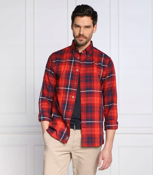 Tommy Hilfiger MĘSKA Koszula Oxford Blackwatch MW0MW29185 Regular Fit L zdjęcie 6