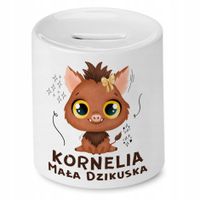 Skarbonka 330 Ml Dla Korneli Córki Dziecka Prezent Z Nadrukiem Ze Zdjęciem