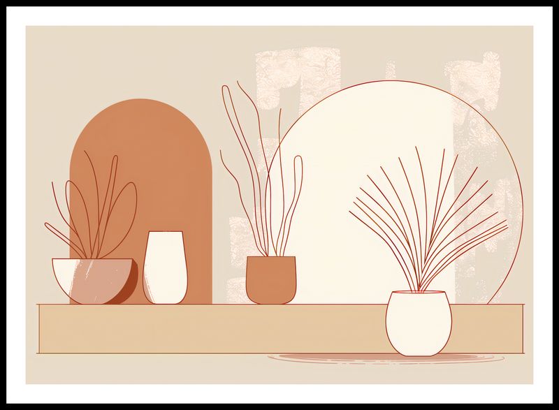 Plakat 84,1x59,4cm Widok Roślin zdjęcie 3