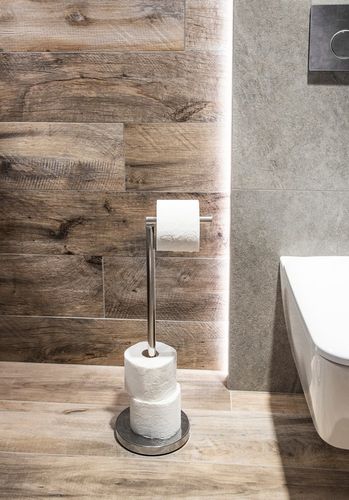 AWD Interior SREBRNY STOJAK NA PAPIER TOALETOWY UCHWYT ŁAZIENKOWY 1615 na Arena.pl