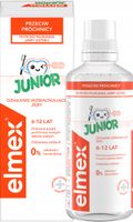 ELMEX PRZECIW PRÓCHNICY JUNIOR PŁYN DO PŁUKANIA JAMY USTNEJ DLA DZIECI 6-12