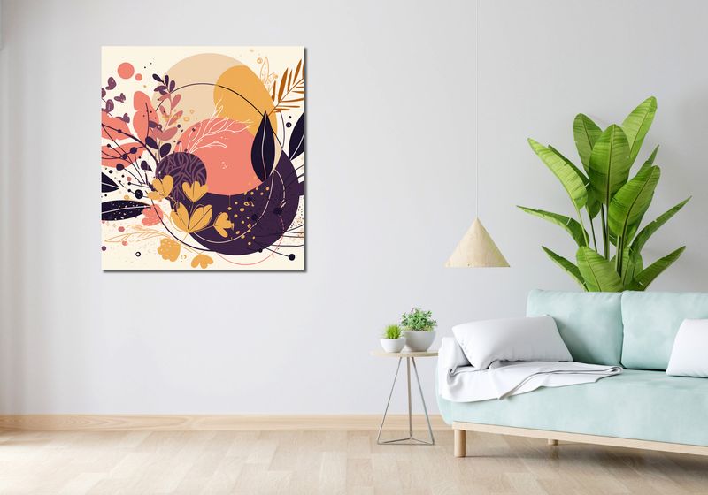 Obraz 90x100cm Wigor Kształtów zdjęcie 2