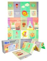 MATA PIANKOWA DLA DZIECI EDUKACYJNA SKŁADANA DWUSTRONNA XPE 120x180 + TORBA