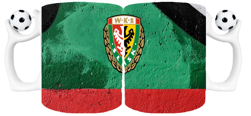 Kubek z piłką dla Fana WKS Śląsk Wrocław zdjęcie 1