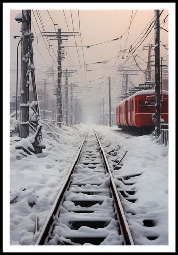 Plakat 68x101cm Podróż po Torach na Arena.pl