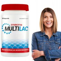 MULTILAC Synbiotyk prebiotyk kapsułki 50 szt. suplement diety
