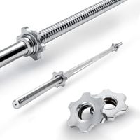 Gryf prosty 180cm śrubowany 30mm chromowany stalowy sztanga do obciążeń