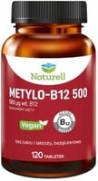 NATURELL Metylo-B12 500 witamina B metylokobalamina 120 tab.