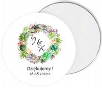 MAGNES PERSONALIZOWANY prezent podziękowanie dla gości NA ŚLUB WESELE