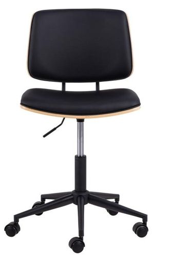 Fotel biurowy Owen czarny/dąb na Arena.pl