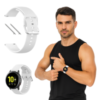 Pasek do Samsung Galaxy Watch 4 5 6 7 40mm/44mm/45mm/46mm/47mm Pro silikon