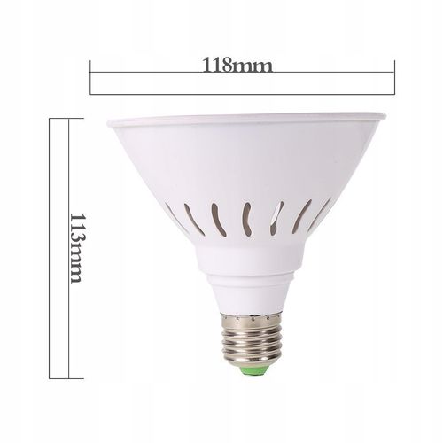 MOCNA ŻARÓWKA LED E27 GROW 260led DO UPRAWY ROŚLIN na Arena.pl