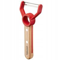 2X Obieraczka dwukierunkowa ostrze ruchome Opinel Le Petit Chef Red