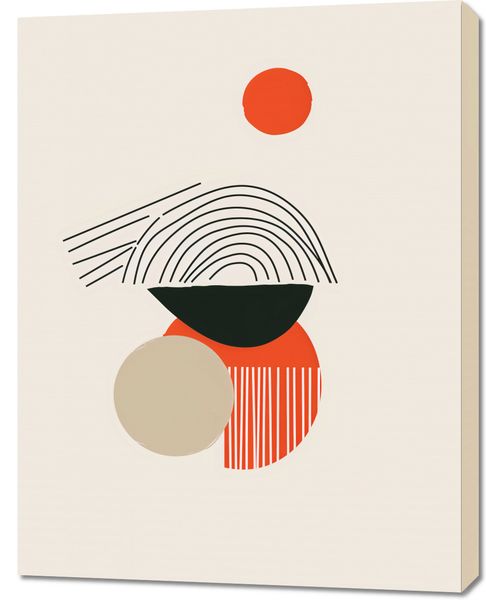 Obraz 70x90cm Centralne Słońce zdjęcie 1