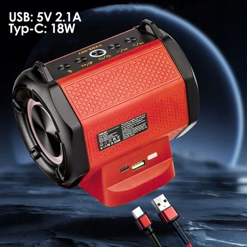 GŁOŚNIK NA BATERIE MILWAUKEE BLUETOOTH AKUMULATOR 18V na Arena.pl