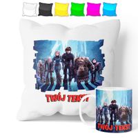 ZESTAW: KUBEK + POSZEWKA - WYTRESOWAĆ SMOKA - PREZENT WIELE WZORÓW + IMIĘ