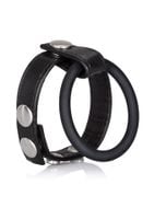 large leather ball spreader black