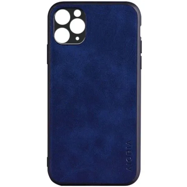 Etui AIORIA Vintage LEATHER do iPhone 11 pro niebieski zdjęcie 1