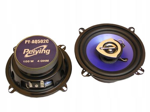 Głośniki samochodowe 100W Peiying PY-AQ502C na Arena.pl