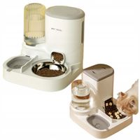 Dozownik Karmy Wody Dla Psa Kota 2 w 1 Grawitacyjny Poidło Automatyczny Pod