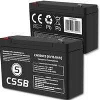 AKUMULATOR 6V 15Ah BEZOBSŁUGOWY DO WAG UPS ZABAWEK