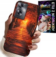 ETUI DO OPPO A79 5G - PARK, JESIEŃ, SPADAJĄCE LIŚCIE, PLECKI