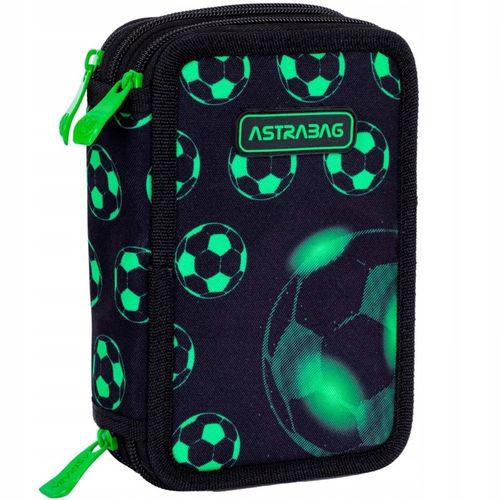 ASTRA PIÓRNIK TRZYKOMOROWY Z WYPOSAŻENIEM DLA CHŁOPCA PIŁKA NOŻNA FOOTBALL na Arena.pl