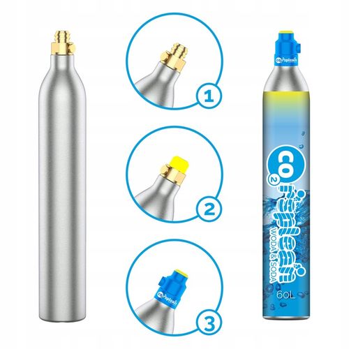 Corsplean nabicie 3 butli CO2 do sodastream na Arena.pl