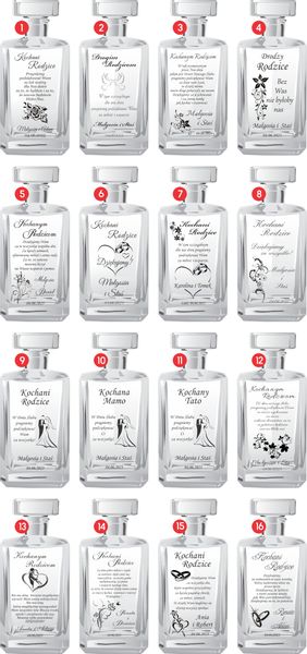 KARAFKA z 4 kieliszkami w etui ROCZNICA ŚLUBU prezent 20 25 30 35 40 50 60 zdjęcie 5