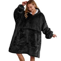 Ciepły koc TV Bluza z rękawami Narzuta Szlafrok 160x85