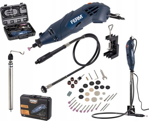 MINI SZLIFIERKA MULTISZLIFIERKA + AKCESORIA FERM na Arena.pl